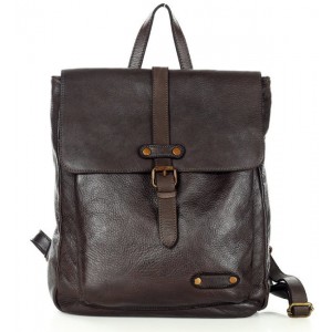 K42 Fait-main sac à dos cuir  femmes urbain. Cuir italien vintage | Noir Marron Vert Beige